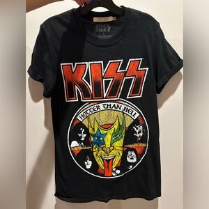 KISS Alice and Olivia graphic tee